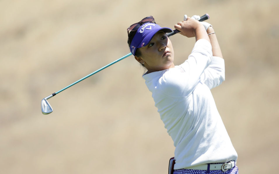SAN MARTIN, CA - JULY 10: Lydia Ko of New Zealand plays a tee shot on the fourth hole during the final round of the U.S. Women's Open at the CordeValle Golf Club on July 10, 2016 in San Martin, California.   Jeff Gross/Getty Images/AFP